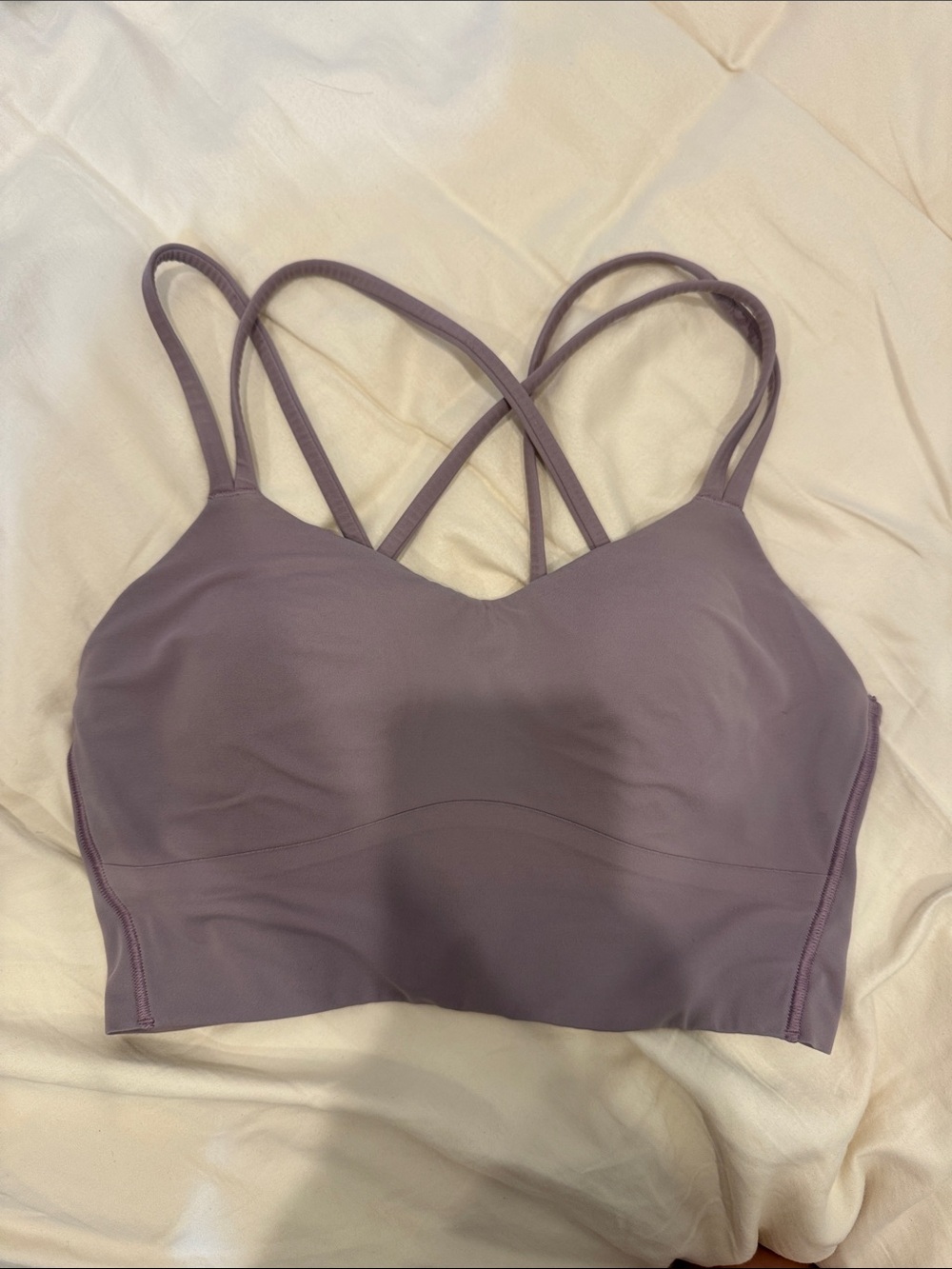Like a Cloud Longline Bra (B/C Cup) size 6 in Lotus Lavender